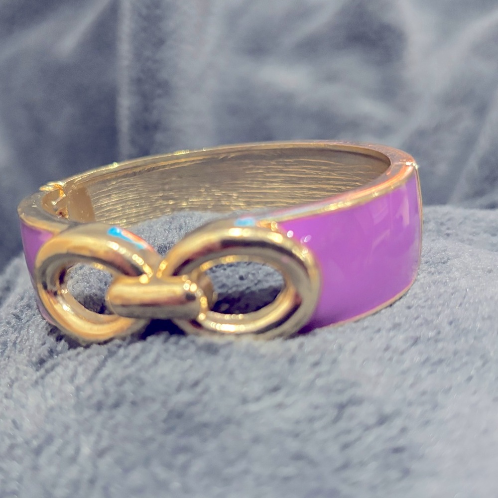 Purple Infinity Bracelet